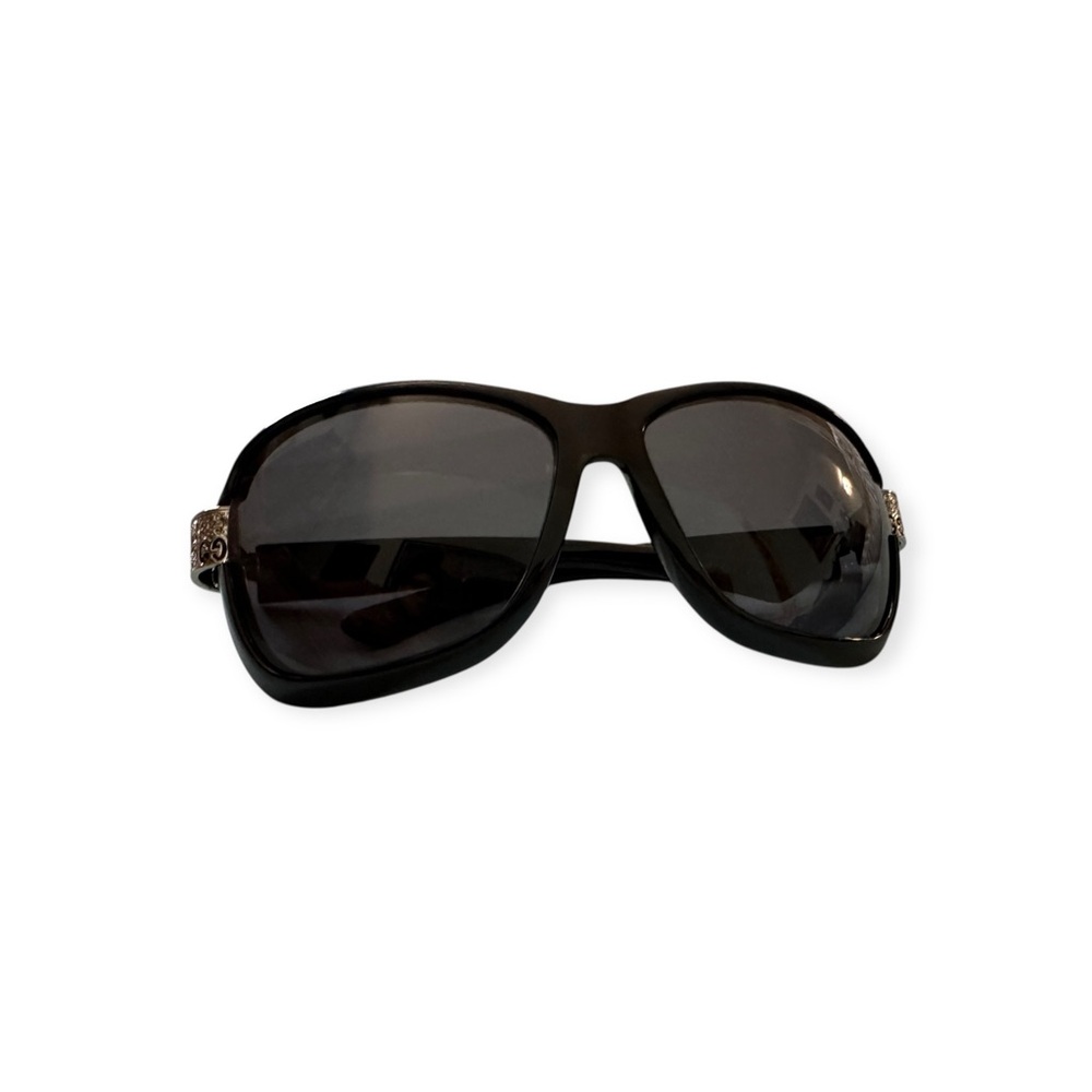 Gucci Oversized Crystal GG Logo Sunglasses with Case - Picture 9 of 12